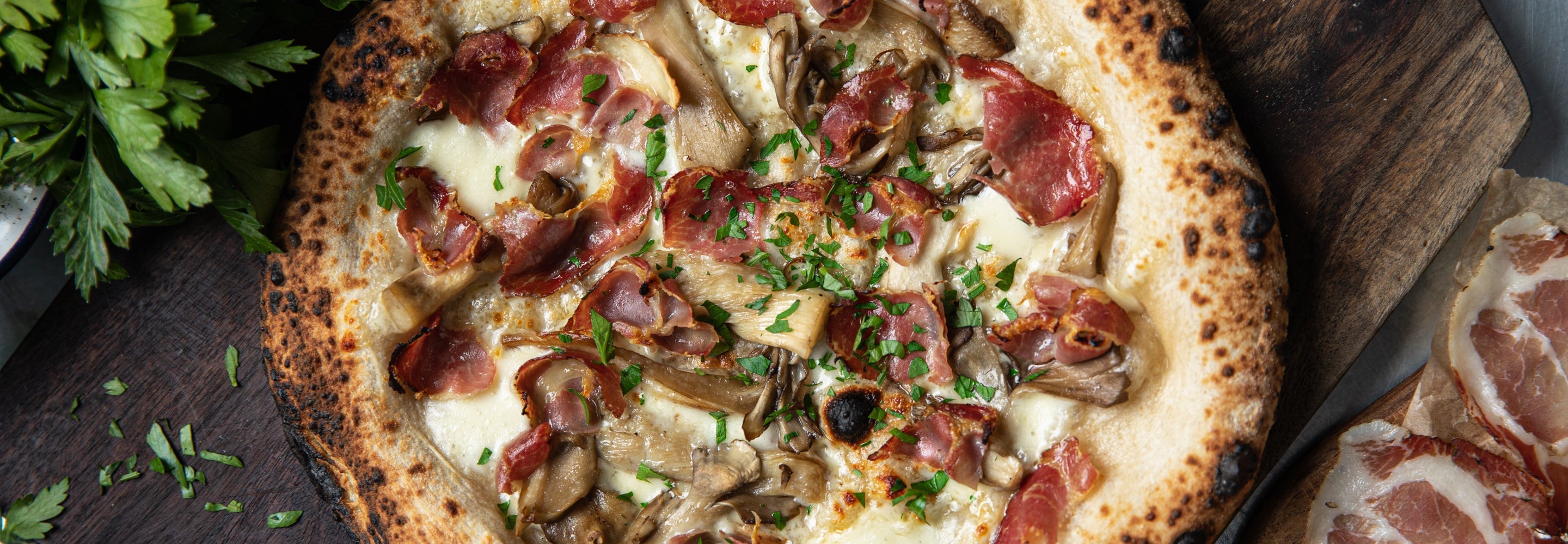 Coppa Ham & Wild Mushroom Neapolitan Pizza Recipe | Gozney – Gozney