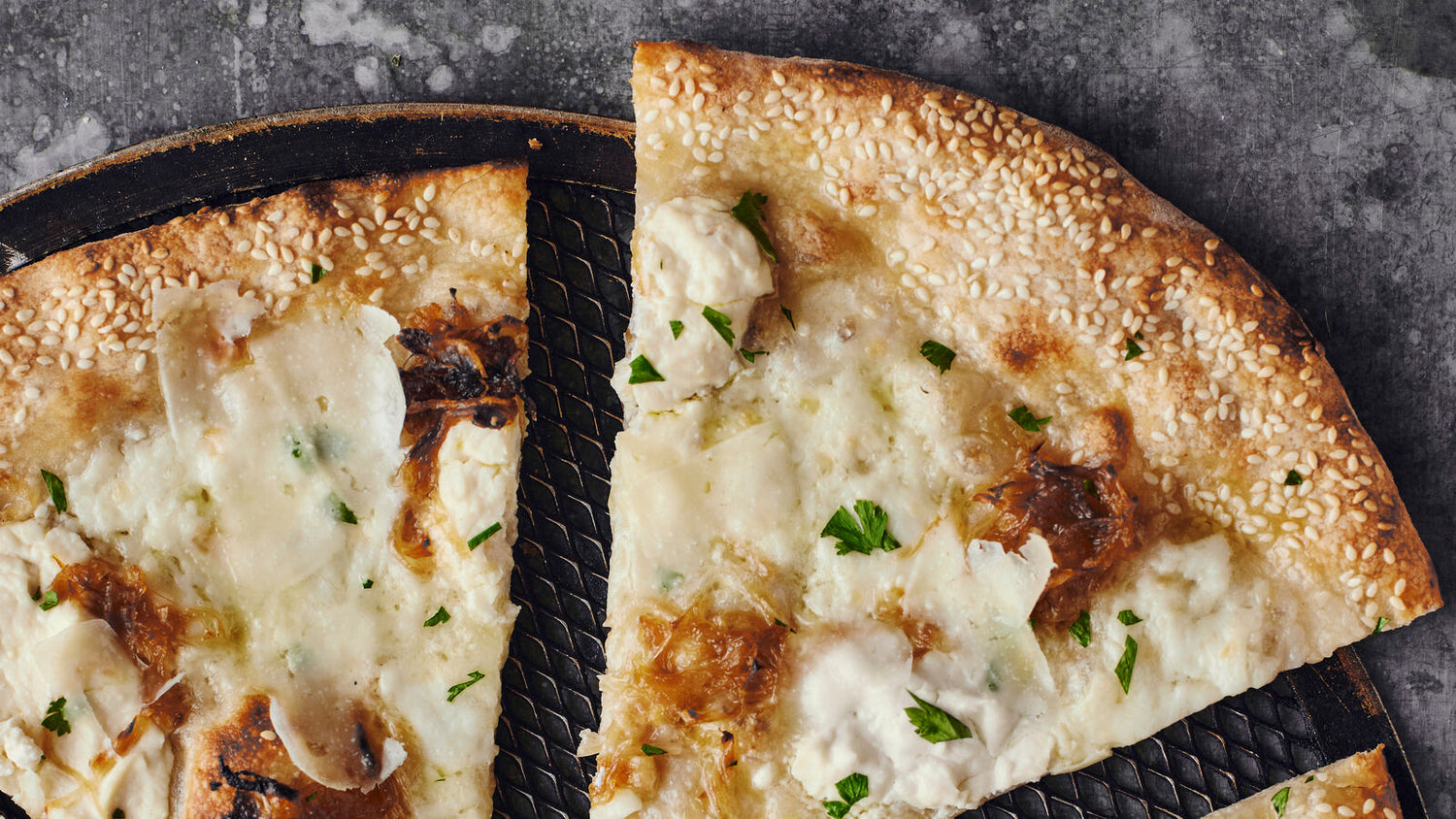 White Pizza, New York Style White Pizza