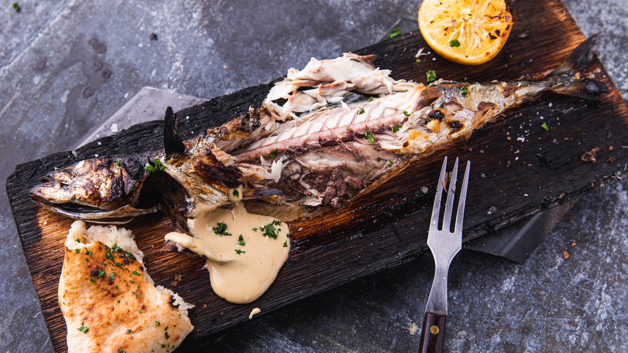 Cedar plank mackerel | fish recipe