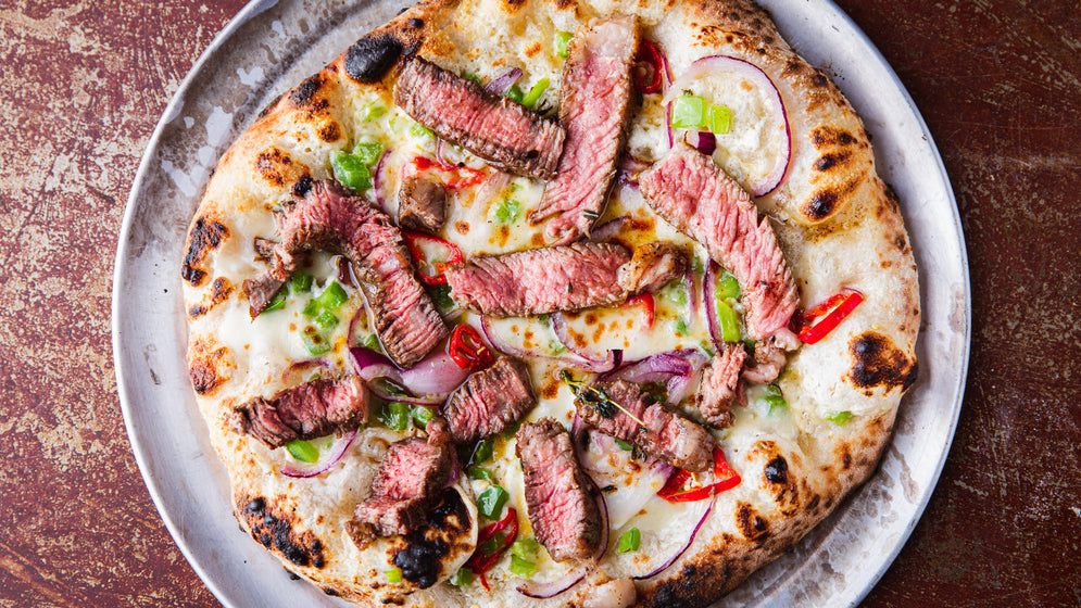 Philly Cheesesteak Pizza - Gozney Recipes - Pizza oven