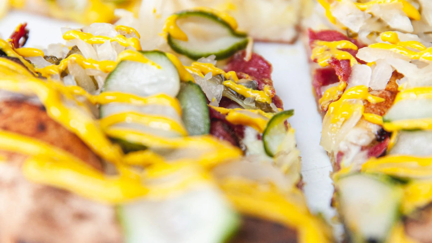 Reuben Flatbread recipe poster image
