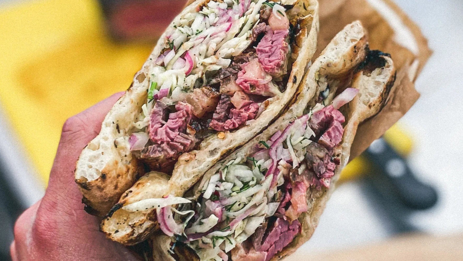 Roast Beef Pizza Sando recipe poster image