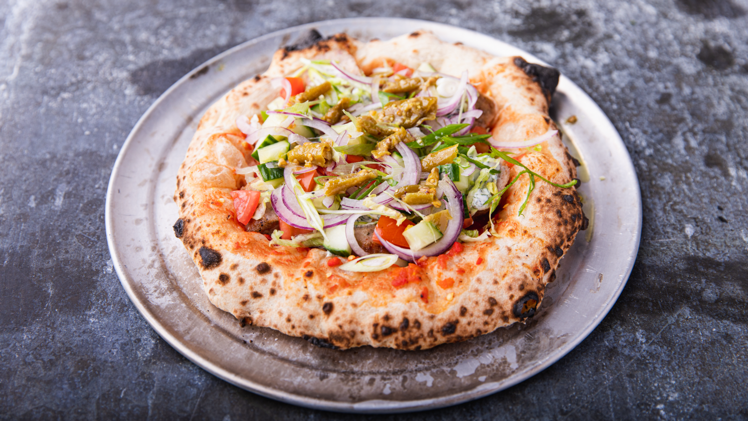 Kebab Pizza