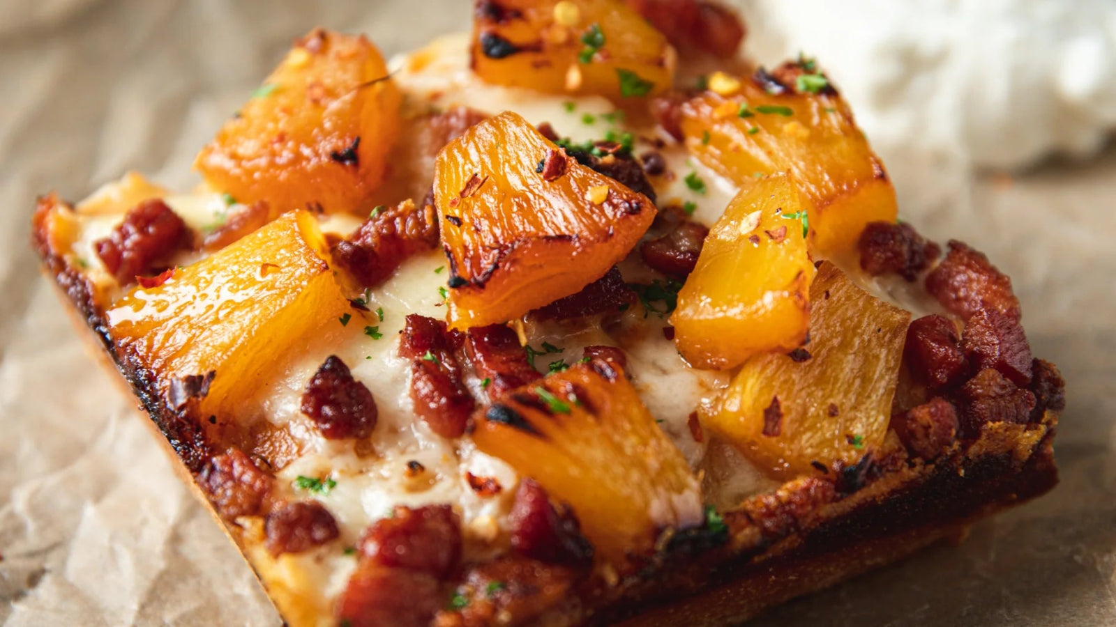 Pineapple & Pancetta Detroit Style Pizza Recipe | Gozney – Gozney